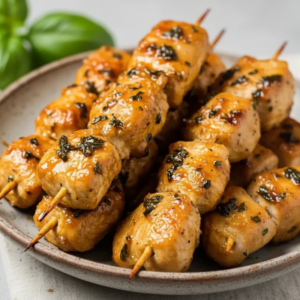 Description longue : Découvrez notre délicieuse brochette de dinde, préparée à partir de morceaux de dinde soigneusement sélectionnés et marinés dans un mélange d’épices et d’herbes aromatiques. Grillée à la perfection, elle offre une texture tendre à l’intérieur et légèrement croustillante à l’extérieur. Idéale pour un repas léger et équilibré, cette brochette est riche en protéines et faible en matières grasses.