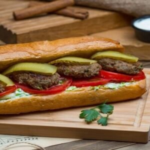 Sandwich viande hachée